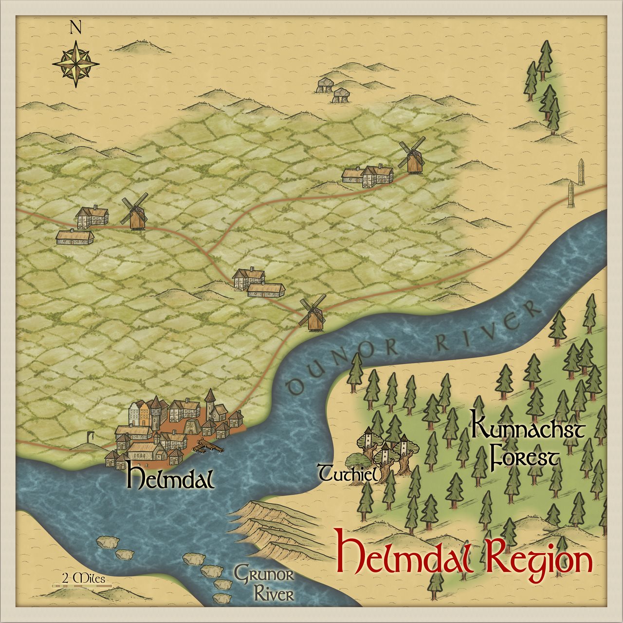 Nibirum Map: helmdal region by Quenten Walker